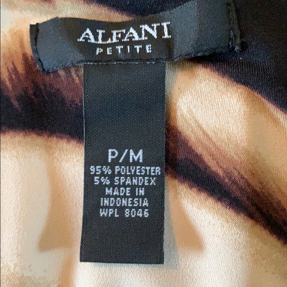 Alfani Print Dress With Embellishments Petite M - Picture 5 of 5